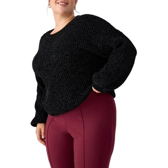 B11.14 NWT Sanctuary Under the Stars Chenille Sweater (Plus Size) 1X - Picture 1 of 7